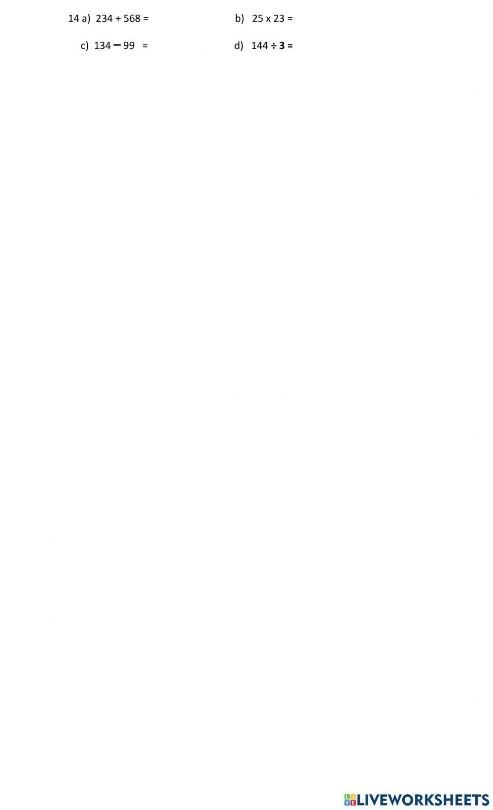 Math Drill and practice