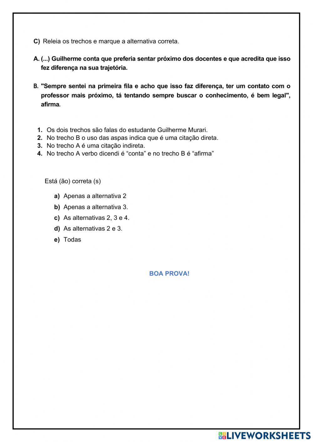 Redação - notícia