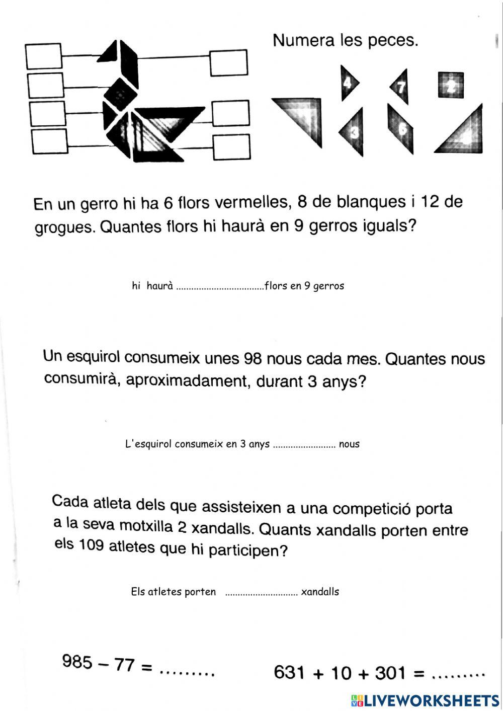 Problemes matematics