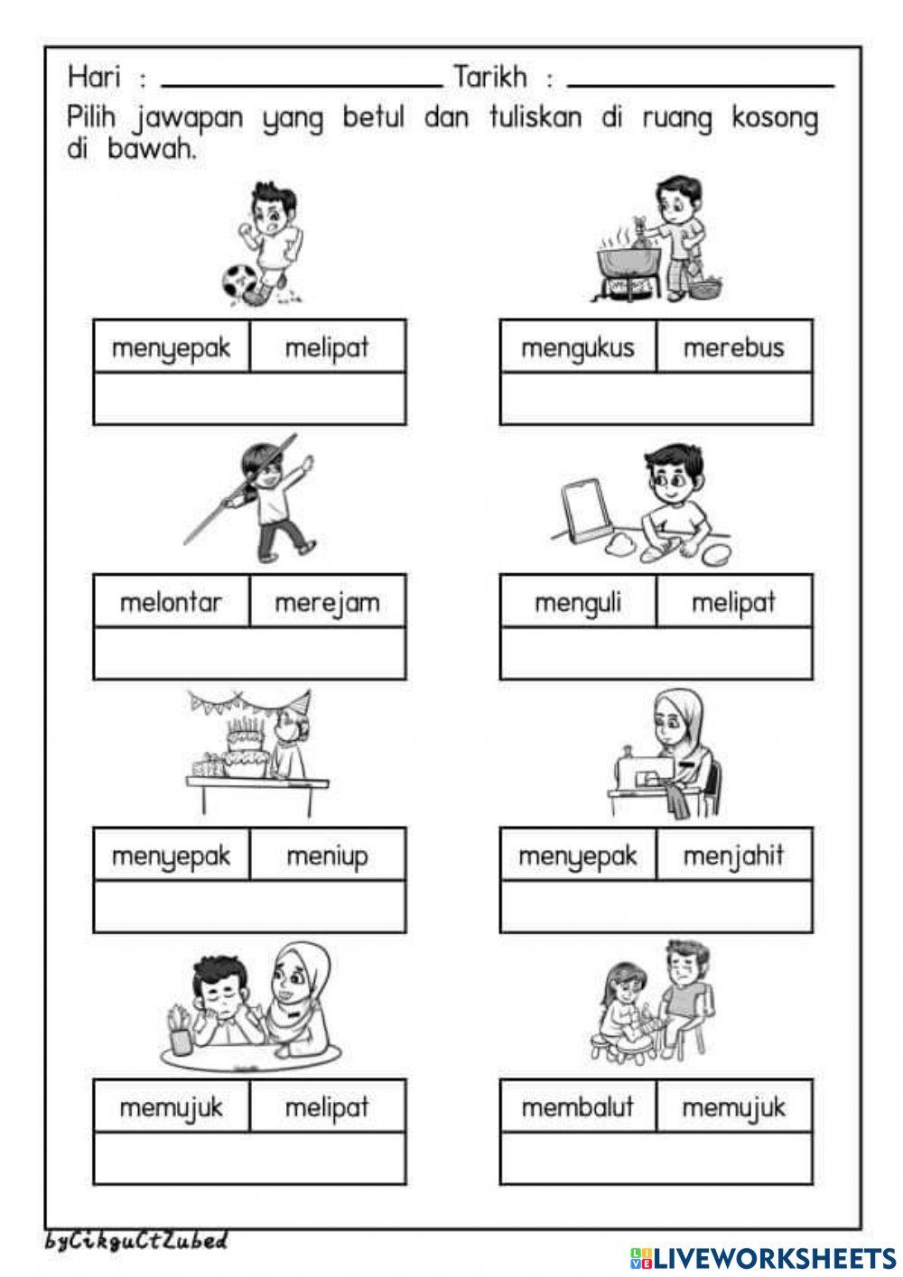 Kata Kerja BM Tahun 1