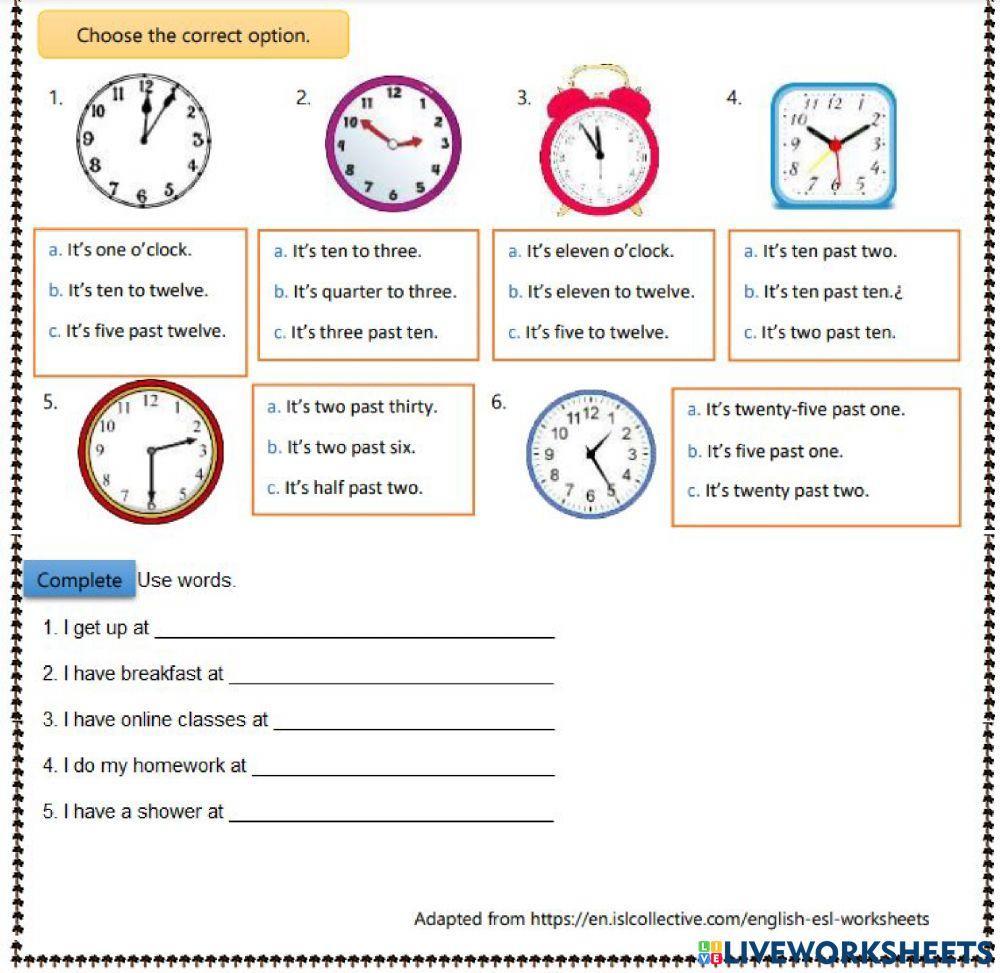 1085572 telling the time ana valentina machado