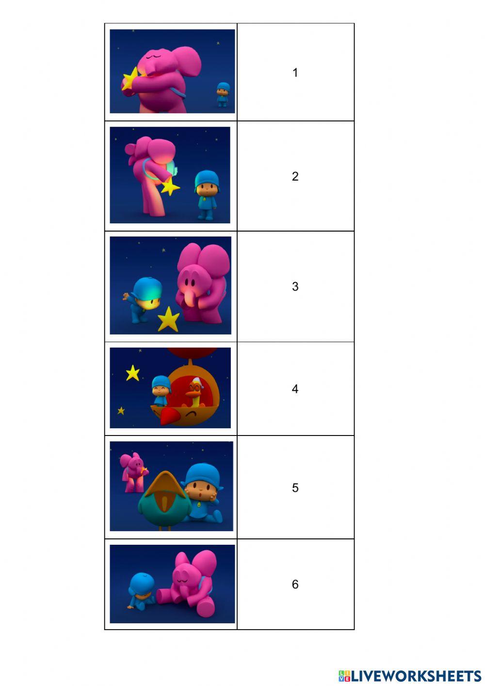 Secuencias temporales pocoyo