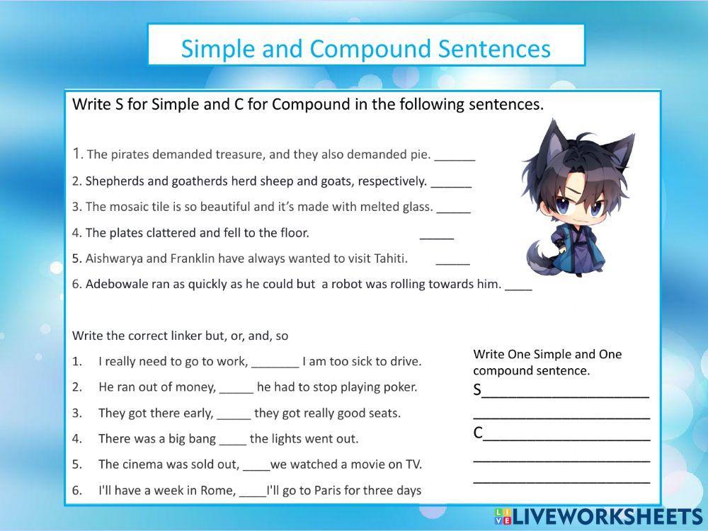 Simple and Compund Sentences