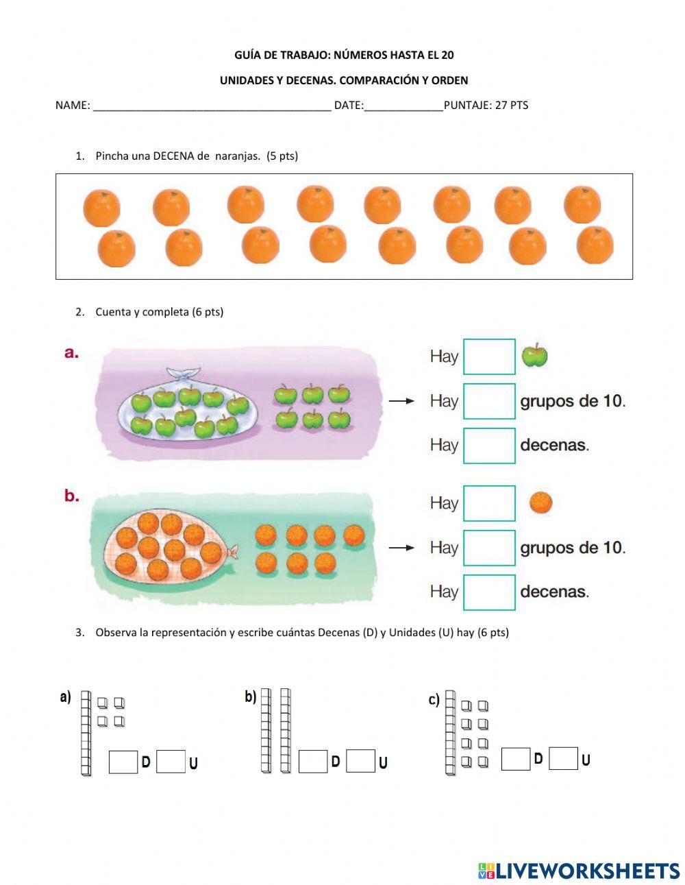 Formativa de Numeración 2