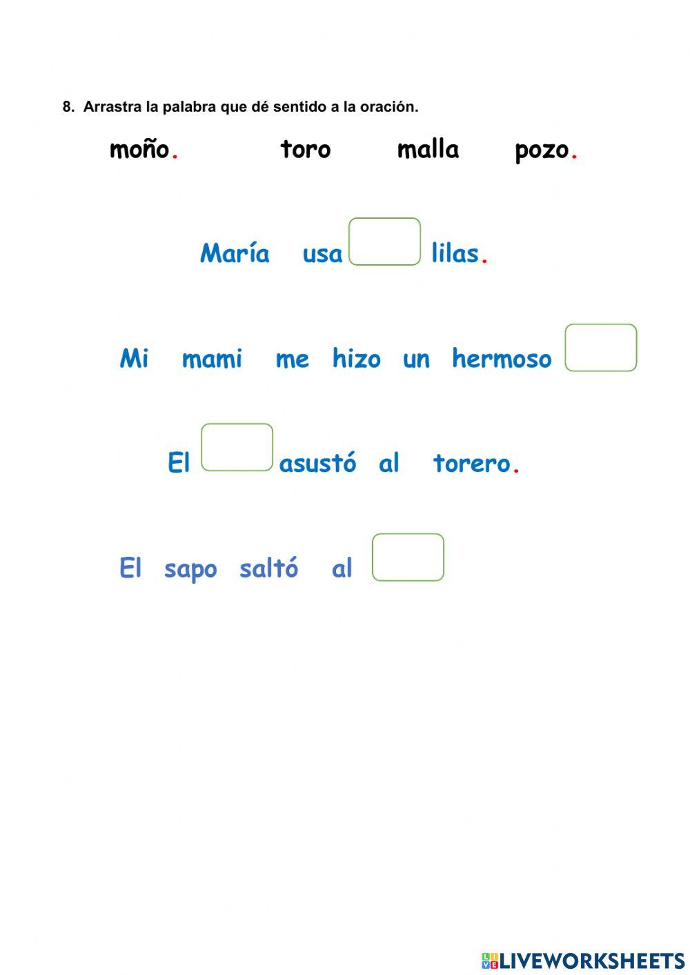 Evaluación Unidad 4 Lengua