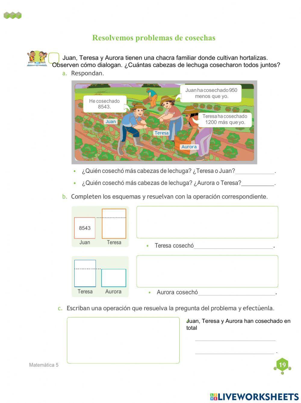 Problemas de comparación
