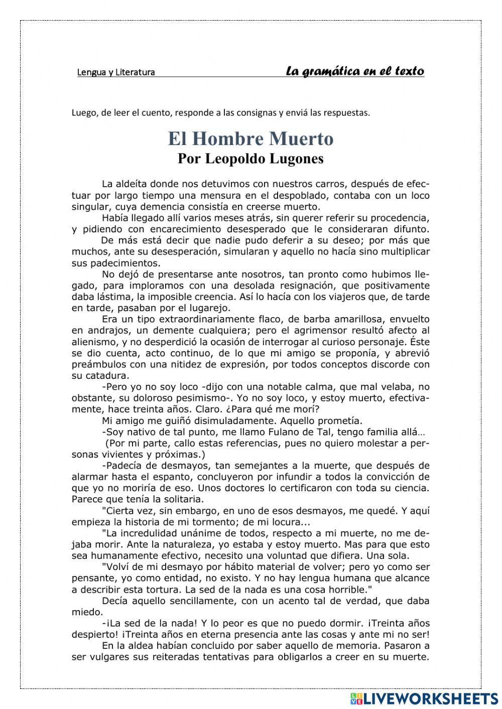 La gramática en el texto