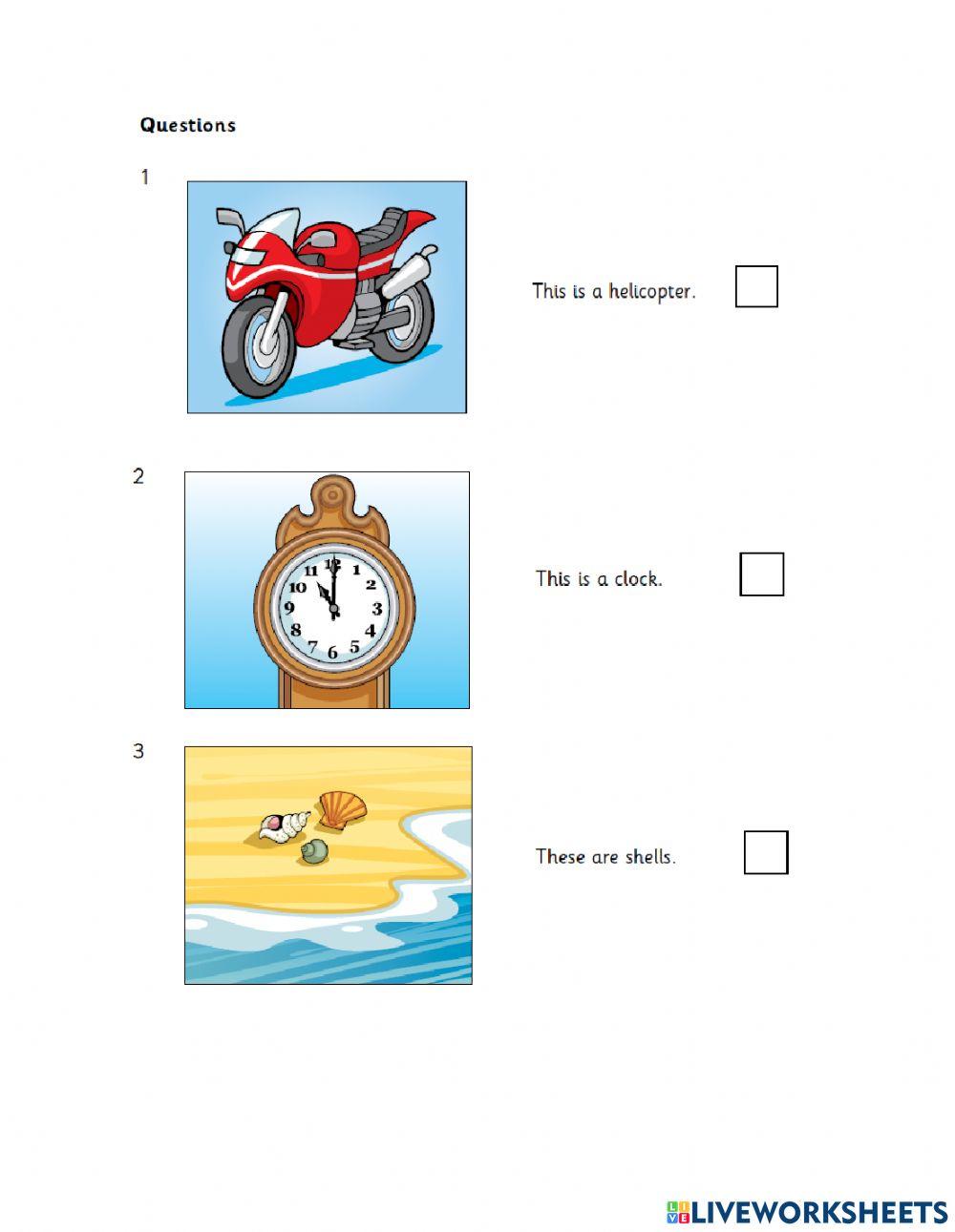 Starters Pre A1 Preparation