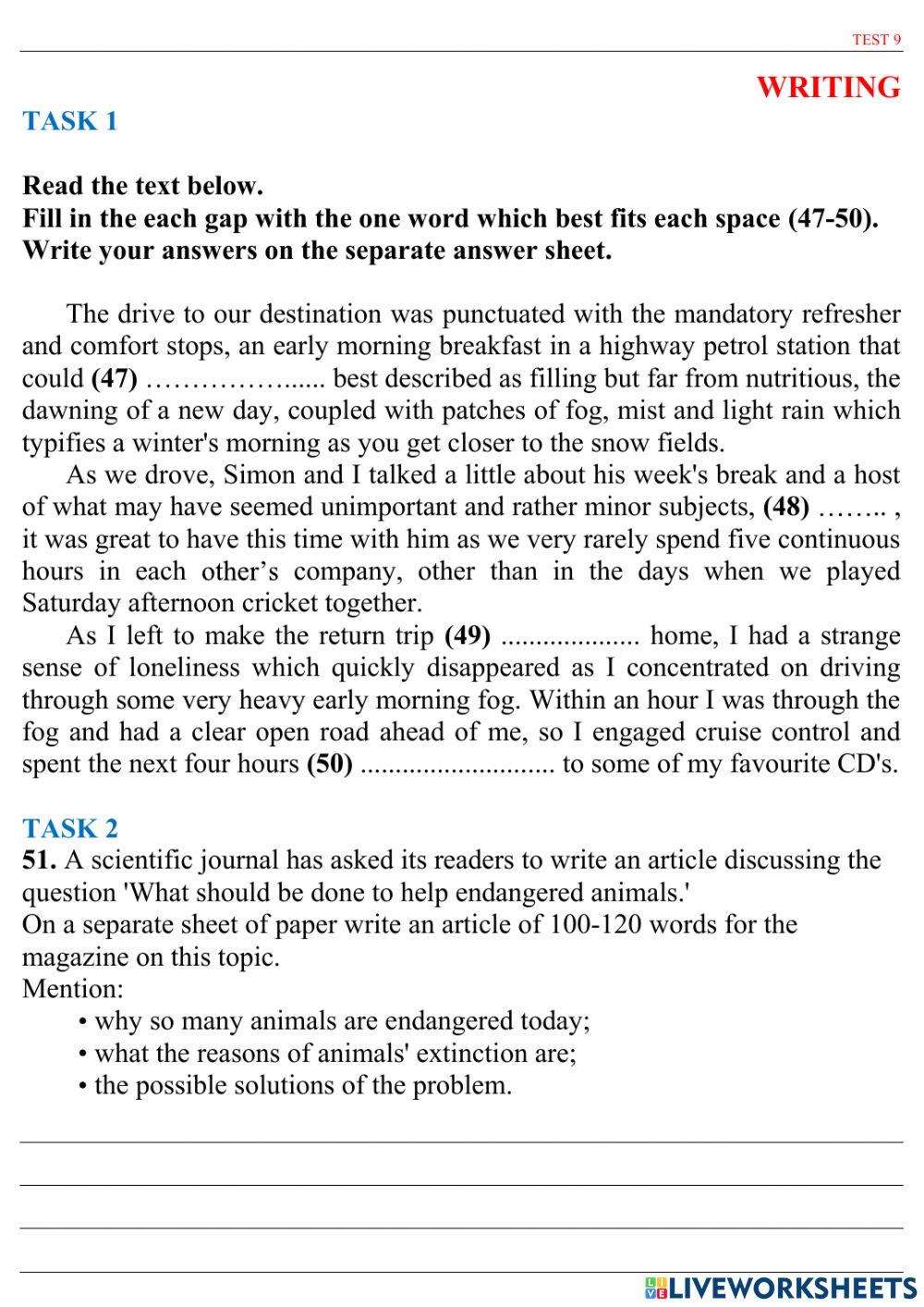 ZNO 20 TESTS - Test 9-10