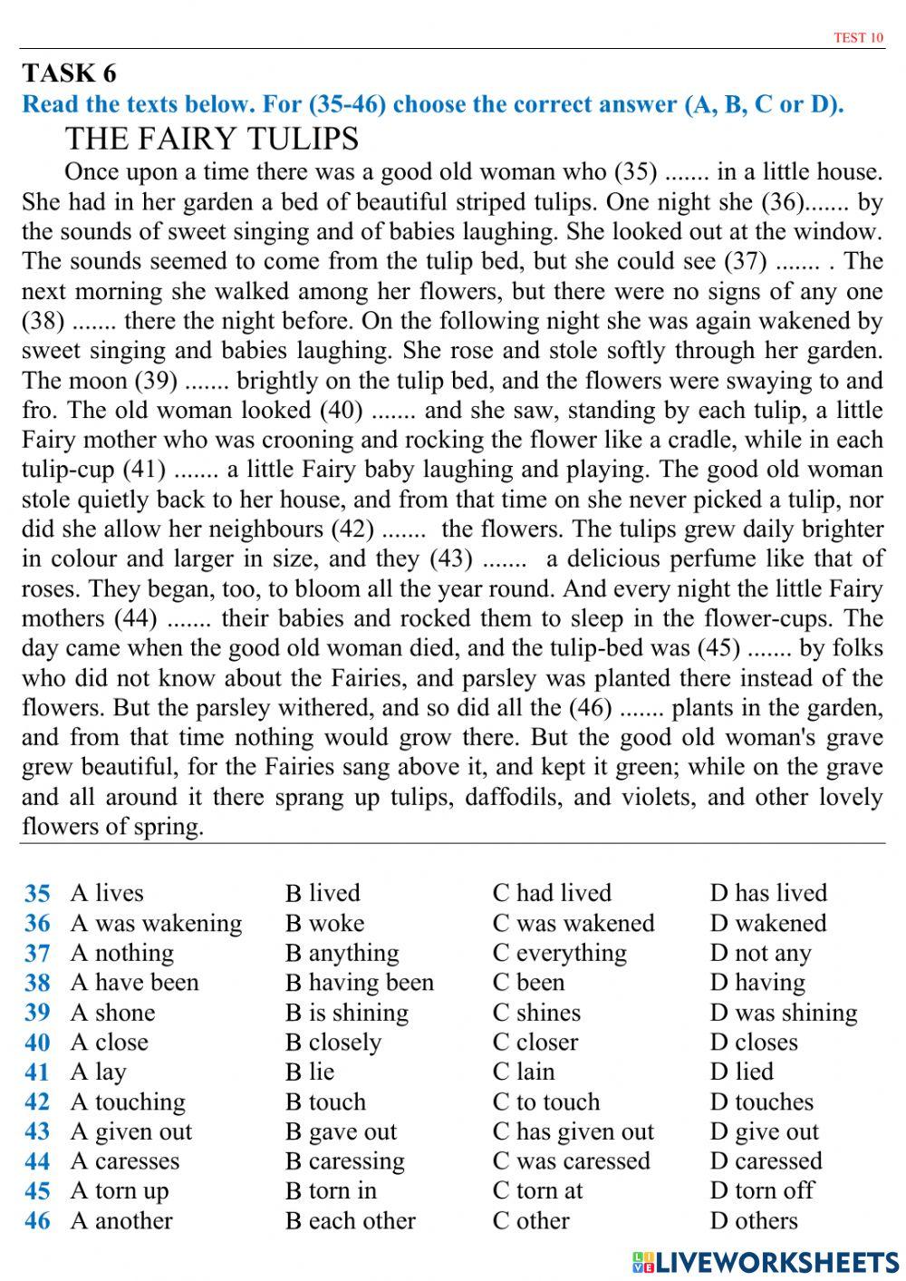 ZNO 20 TESTS - Test 10-11