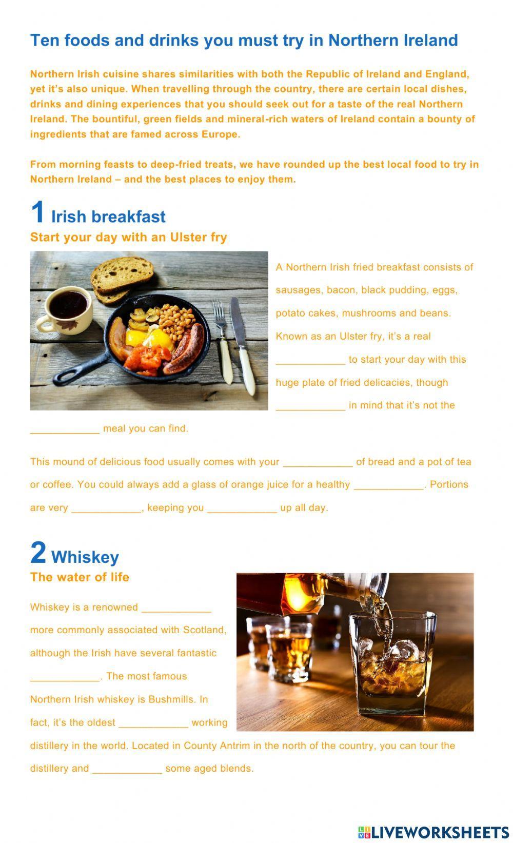 Ten foods and drinks you must try in Northern Ireland