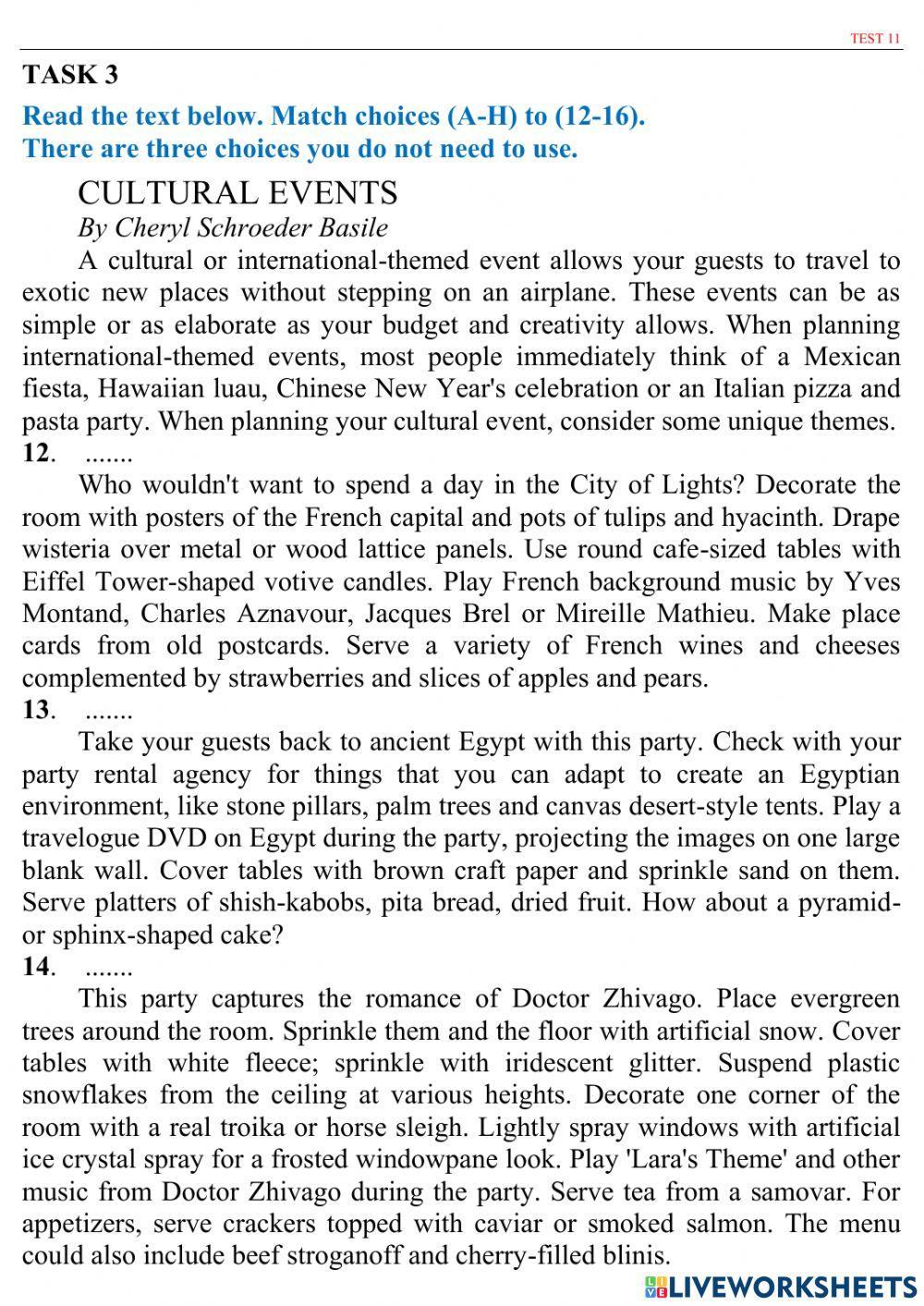 ZNO 20 TESTS - Test 11