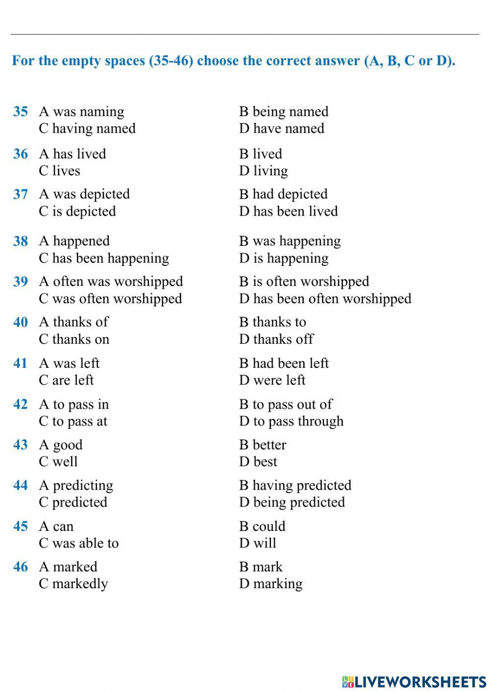 ZNO 20 TESTS - Test 11