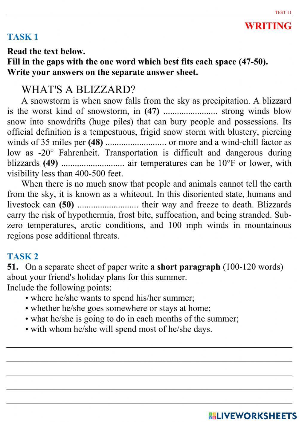 ZNO 20 TESTS - Test 11