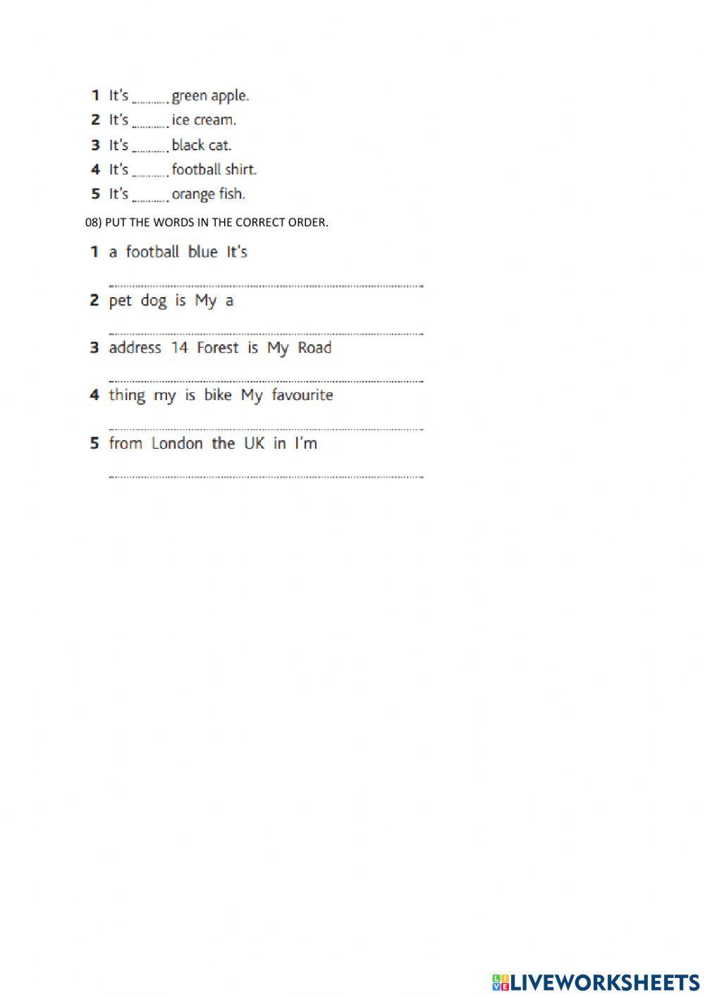 TODAY STARTER UNIT 2