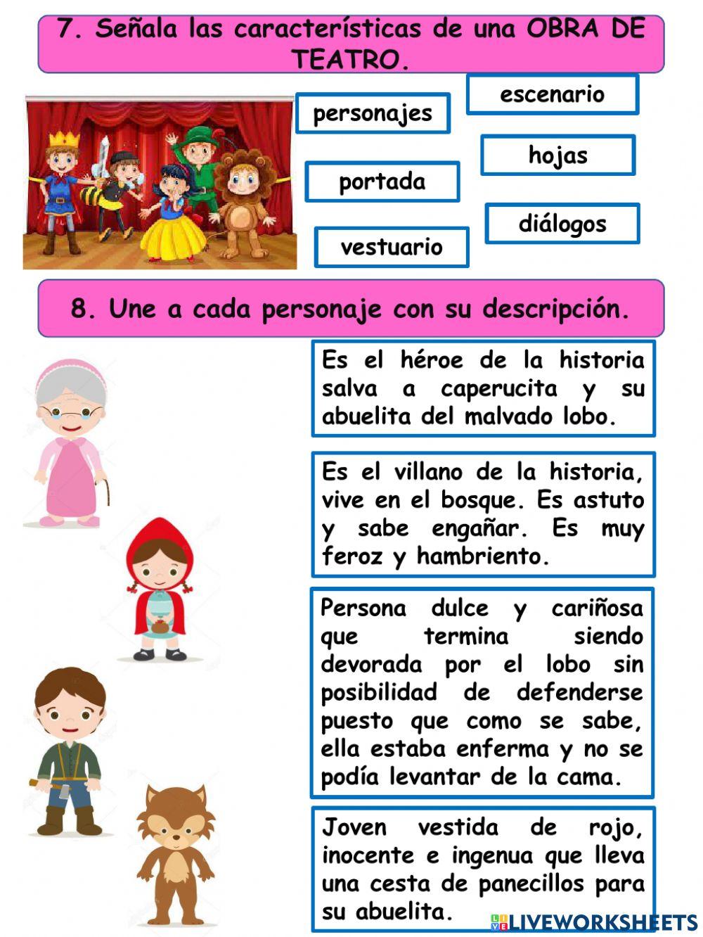 Ejercicios de español