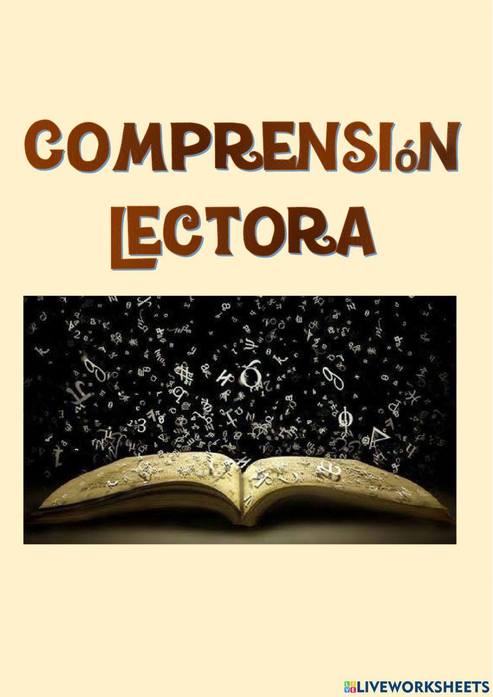 Comprensión lectora - portada