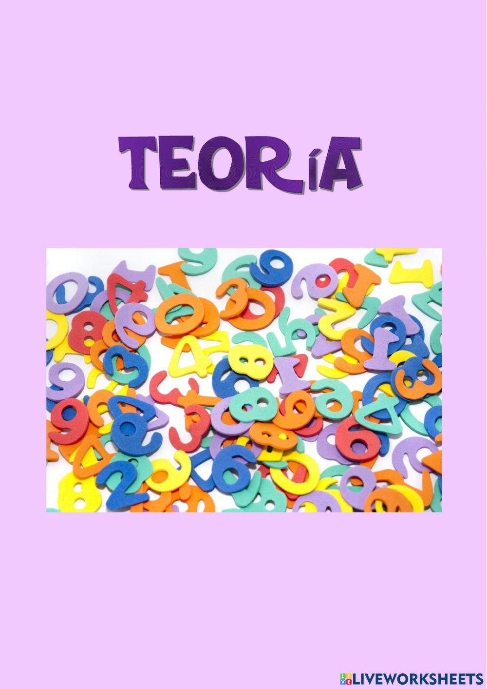 Teoría - matemáticas