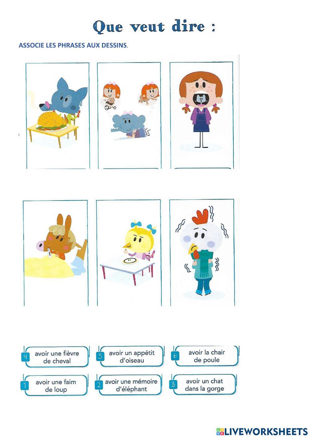 Que veut dire... worksheet Live Worksheets