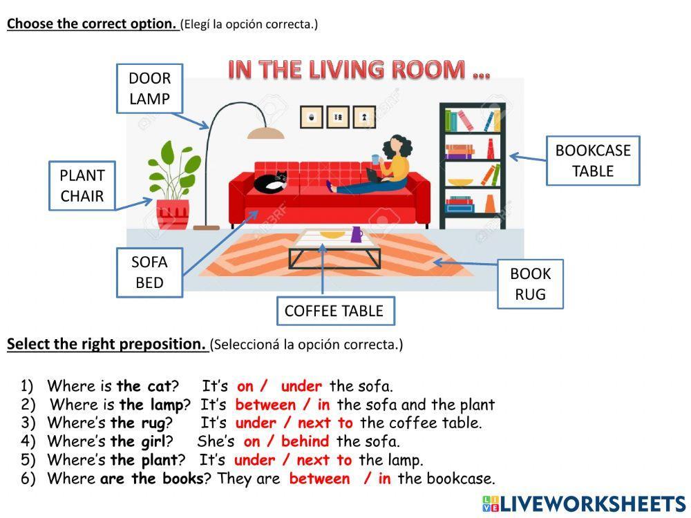 Prepositions of place