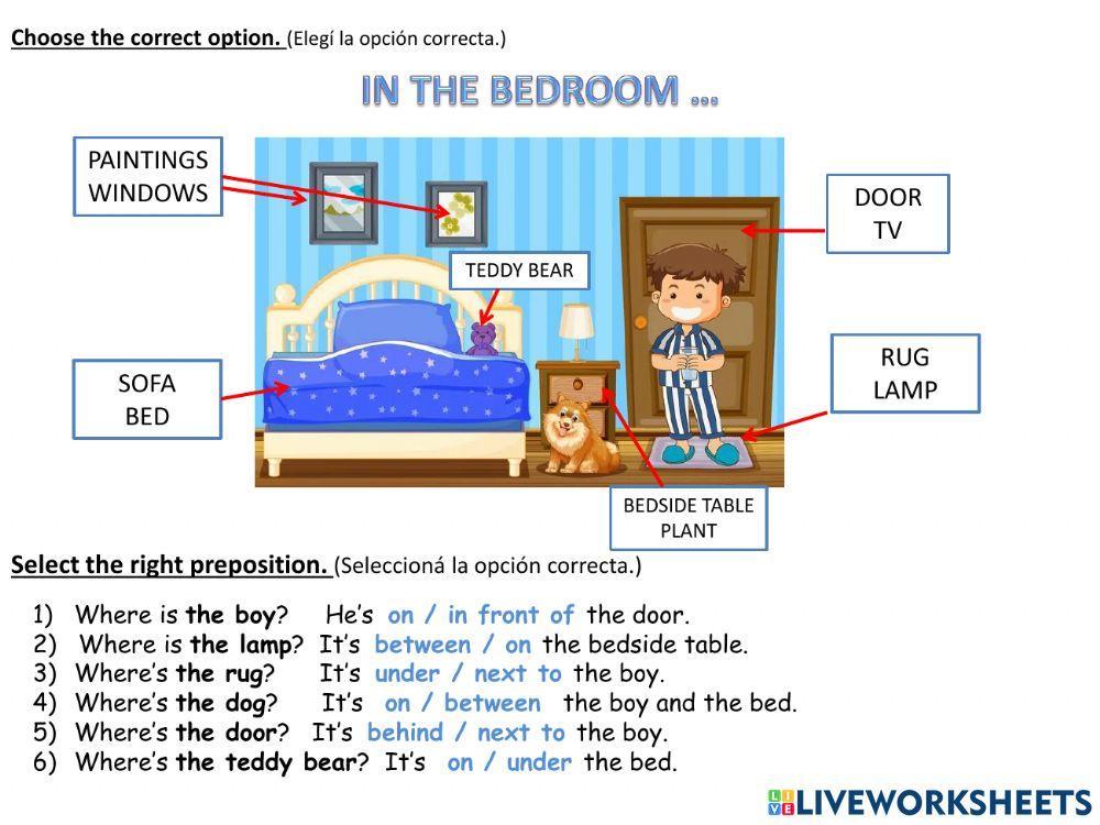 Prepositions of place