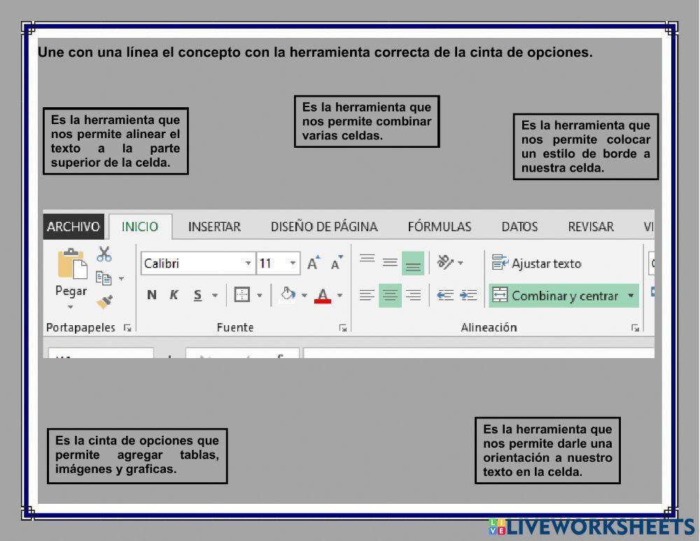 Cinta inicio y funciones