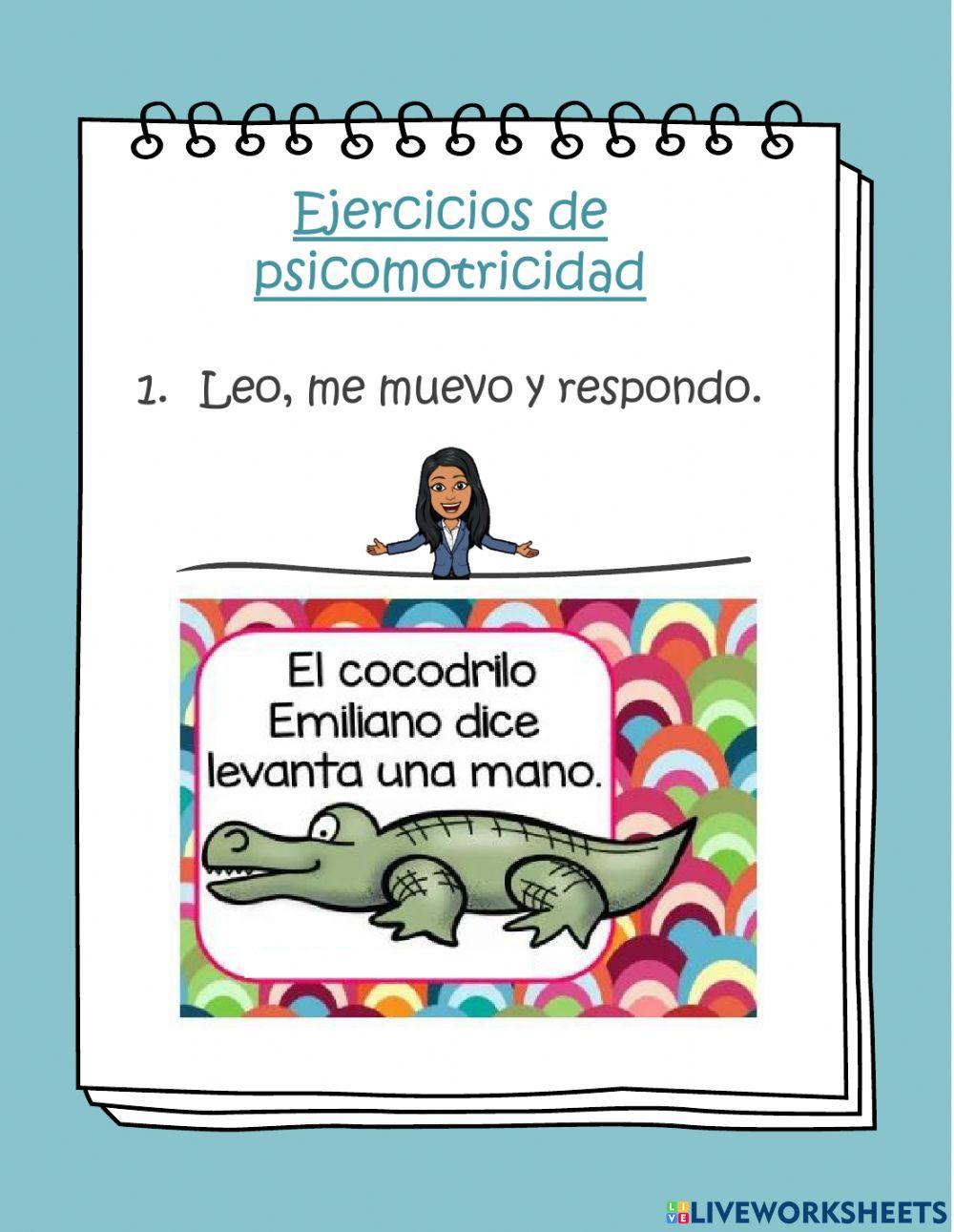 Ejercicios de psicomotricidad