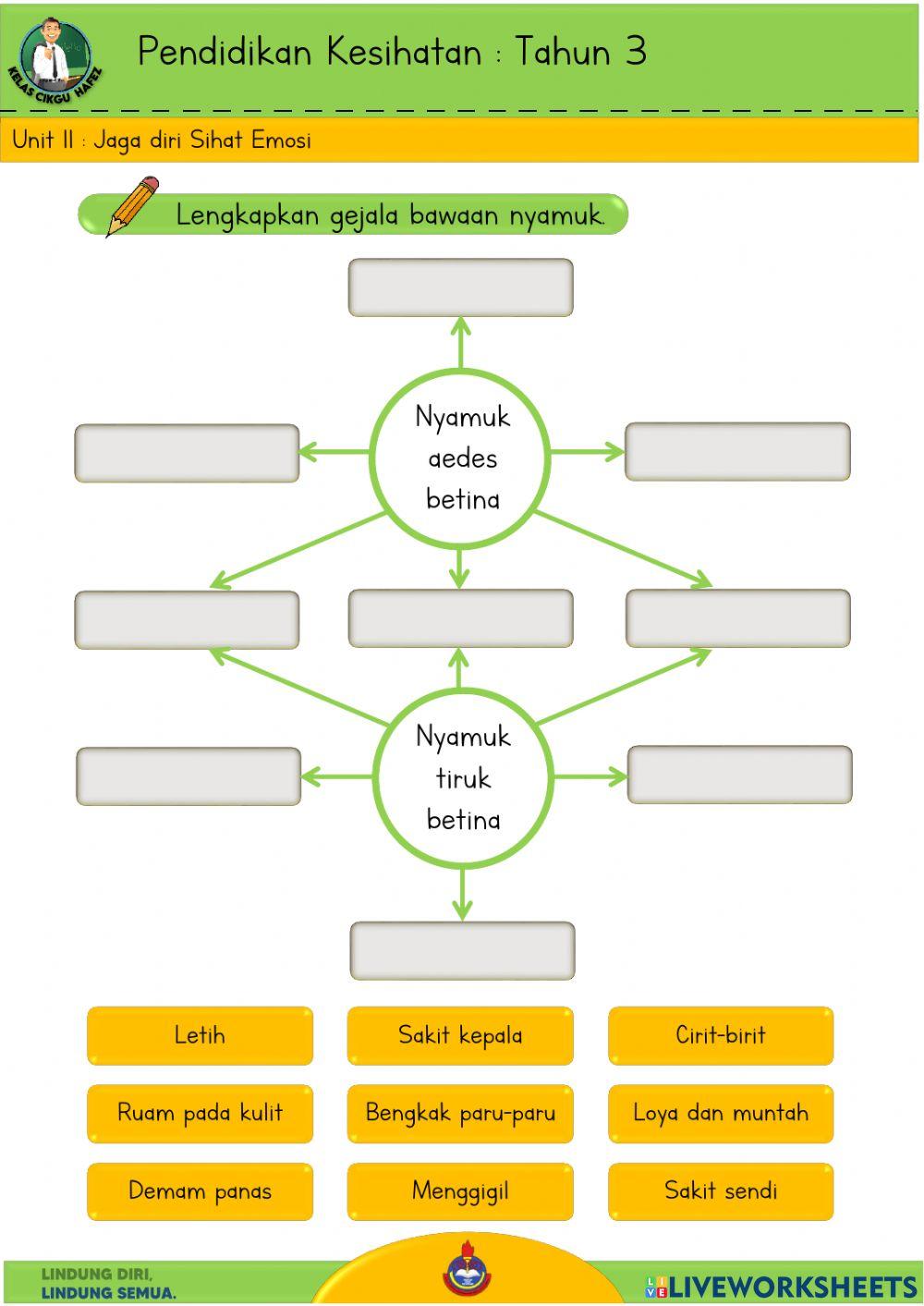 PJPK Tahun 3 - Hebat balingan & Tiada Nyamuk Tiada Penyakit