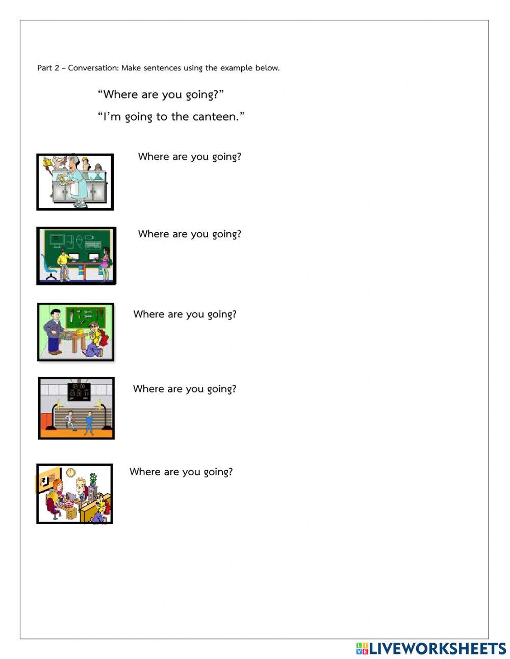 Places in the school