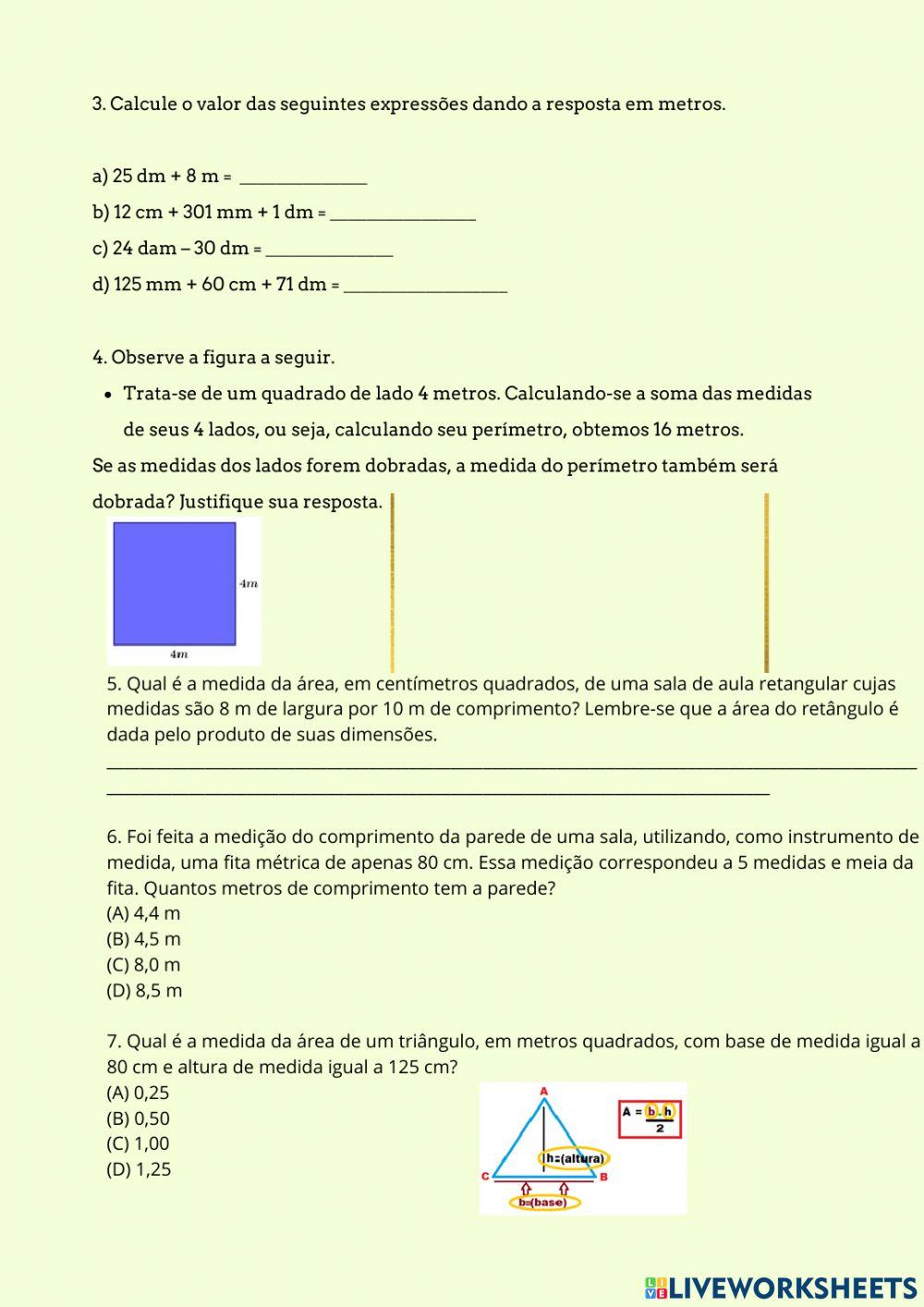 Grandezas de medidas