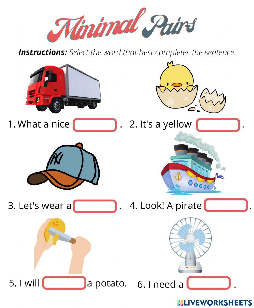 Minimal pairs -æ- vs -ʌ- and -i- vs -I-