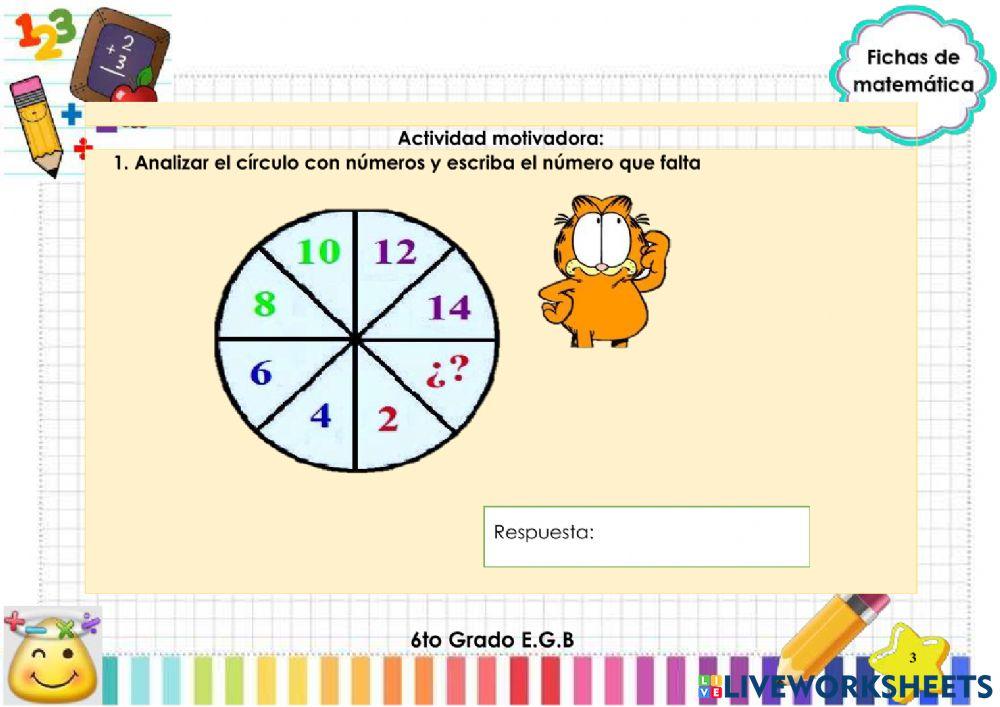 Elementos de un círculo y la circunferencia