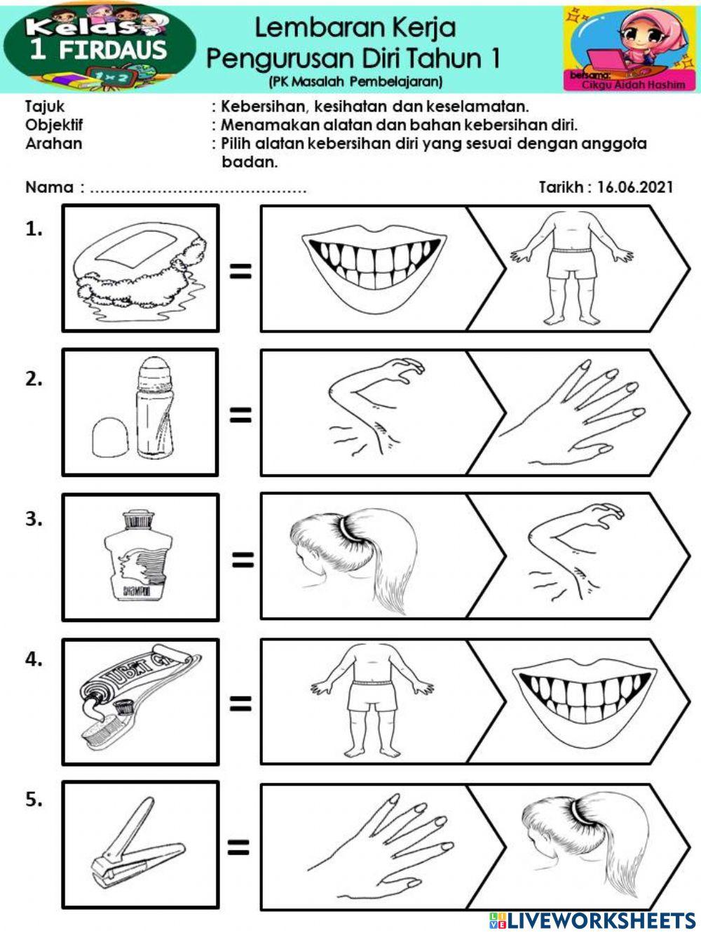 Mengenal anggota badan yang perlu dibersihkan