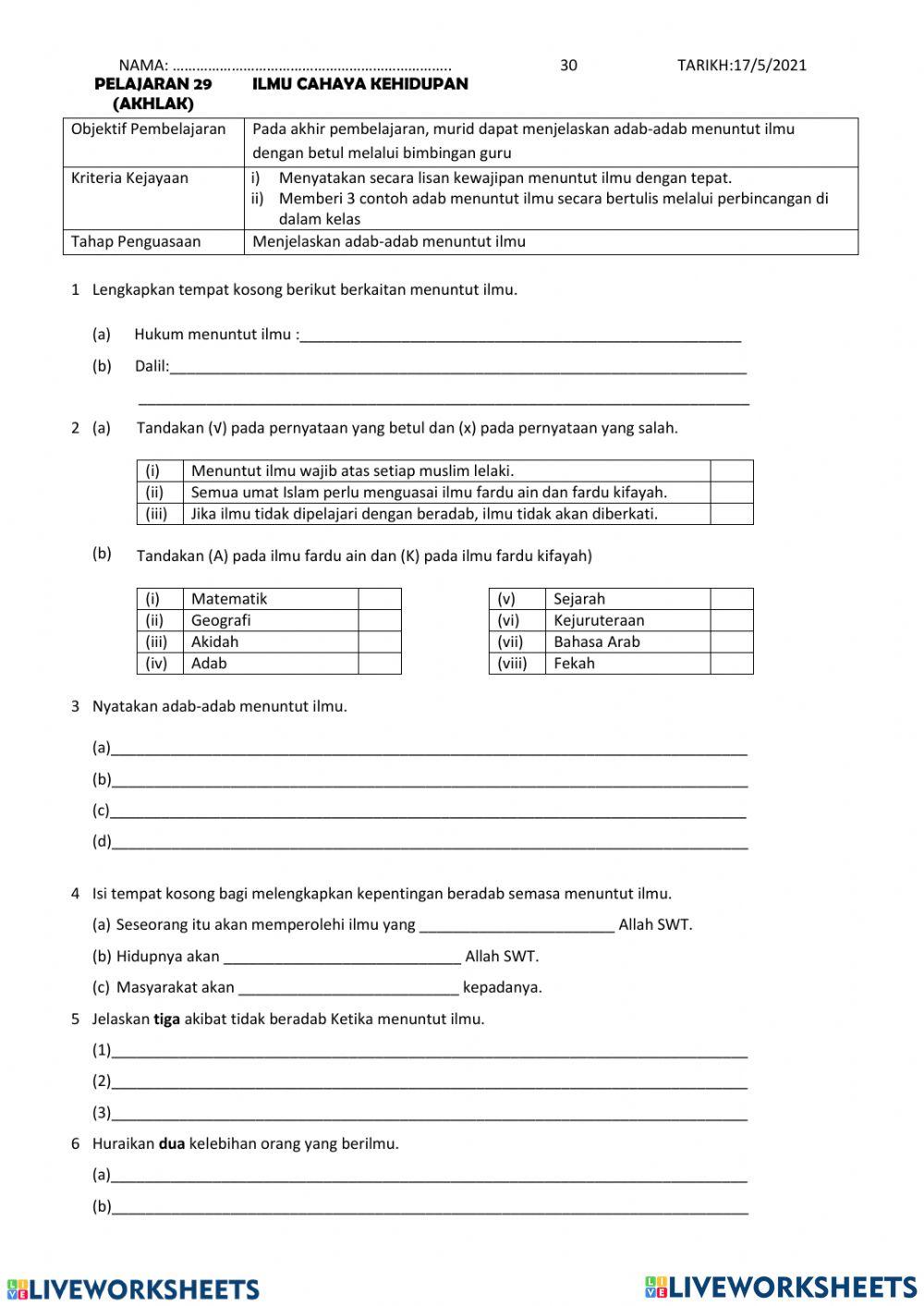 Ilmu penyuluh kehidupan