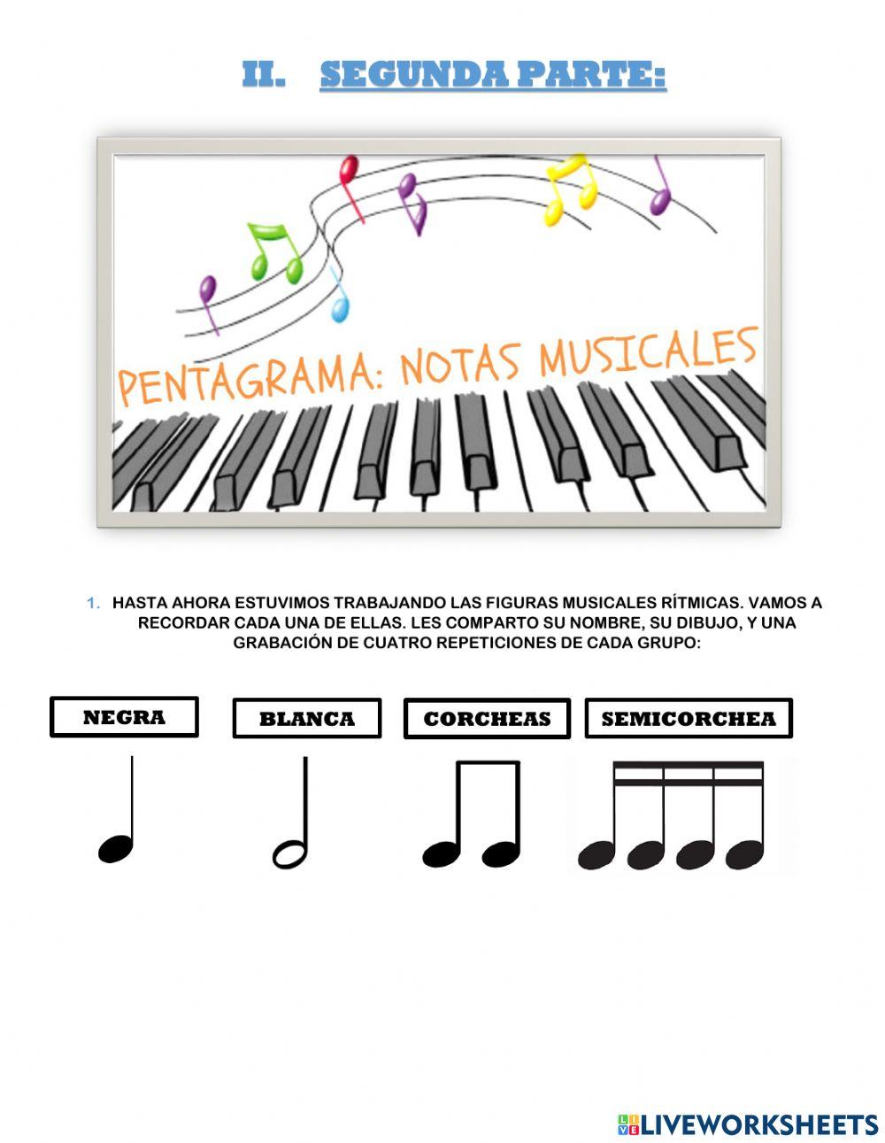 ACTIVIDAD 4 - Notas musicales
