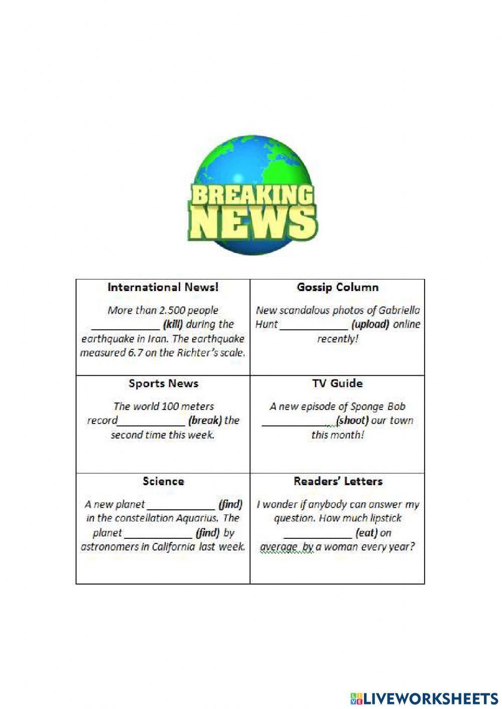 Passive voice busyteacher