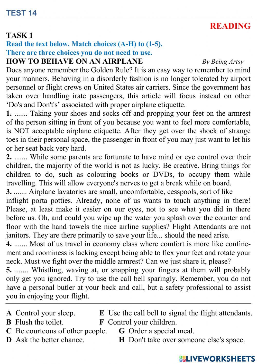 ZNO 20 TESTS - Test 14