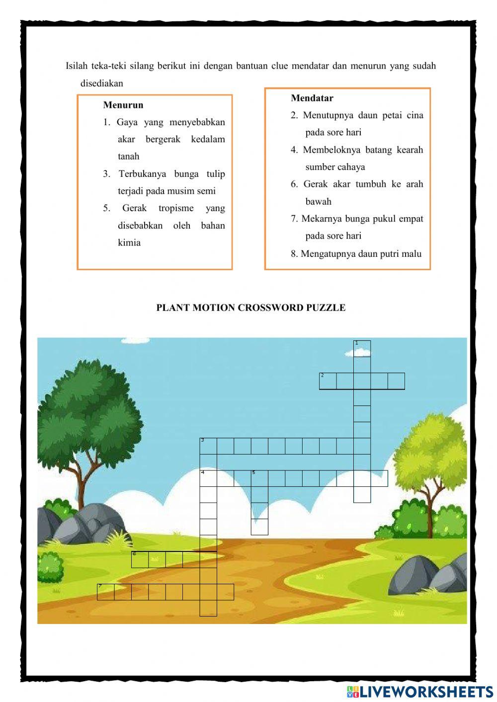 E-LKPD Gerak Pada Tumbuhan