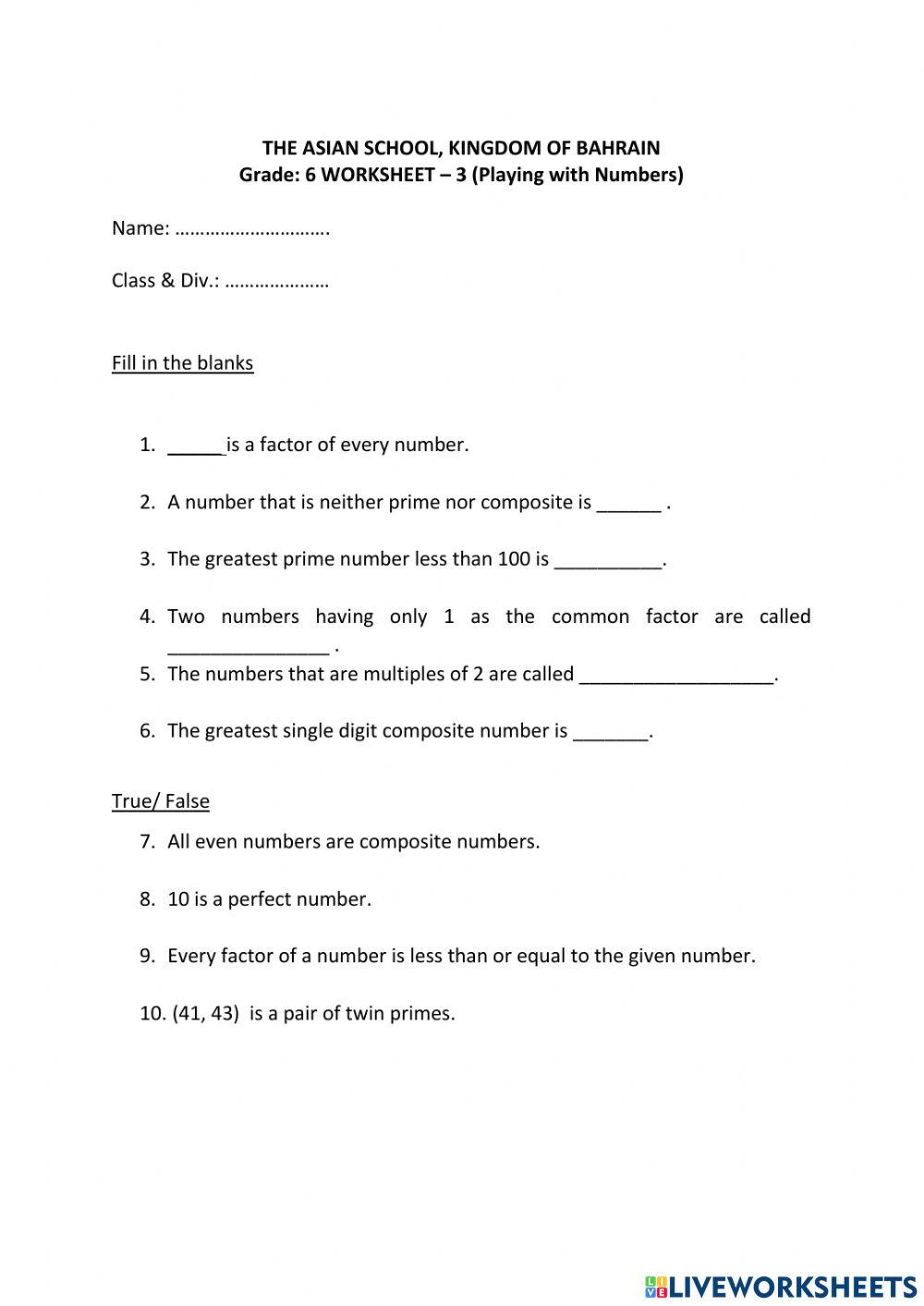 factors-1088379-asha-ganapathy-live-worksheets