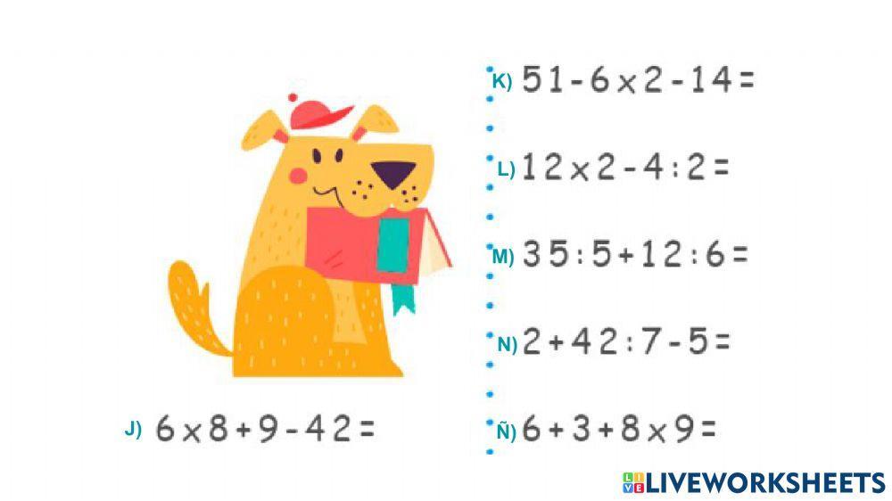 Orden de las operaciones