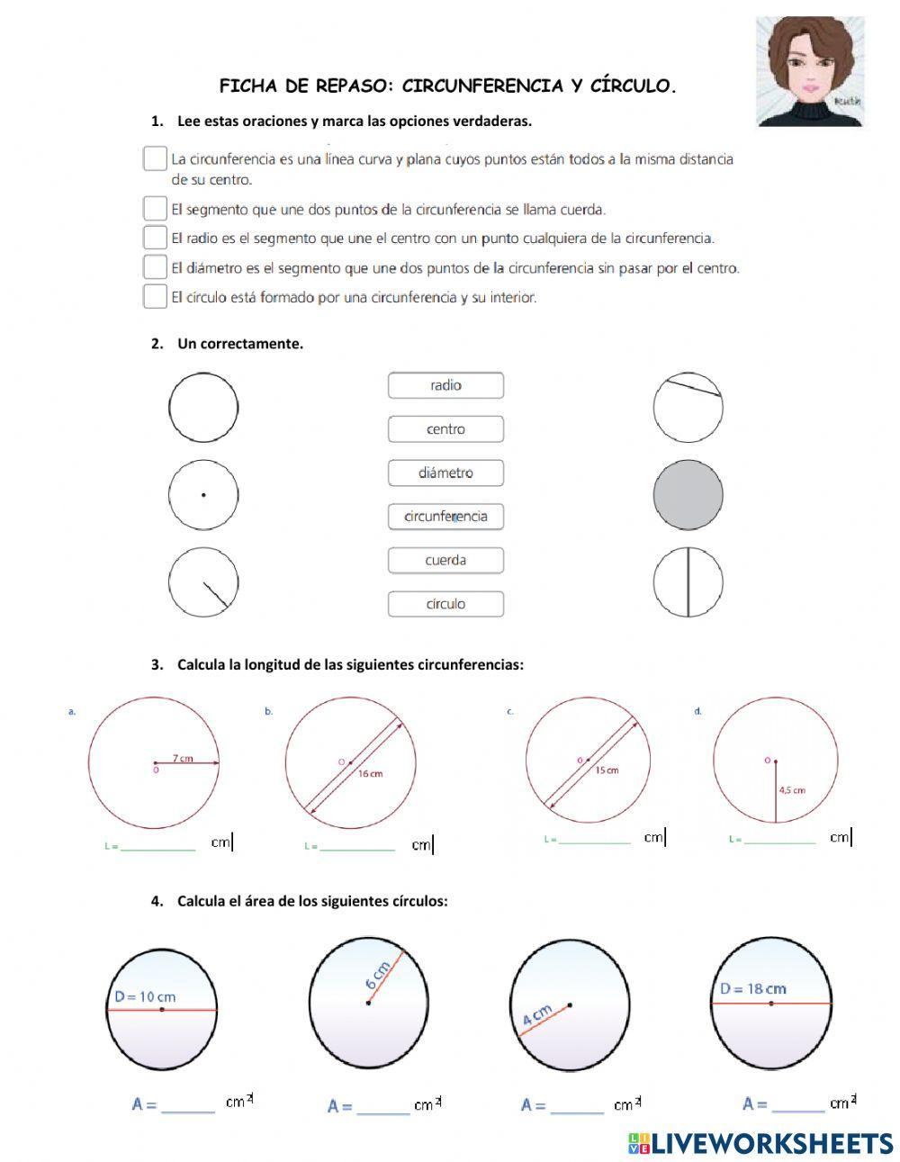 Circunferencia y círculo