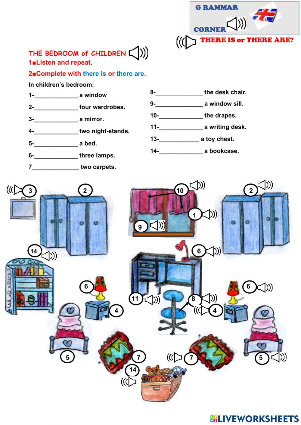 The bedroom of children