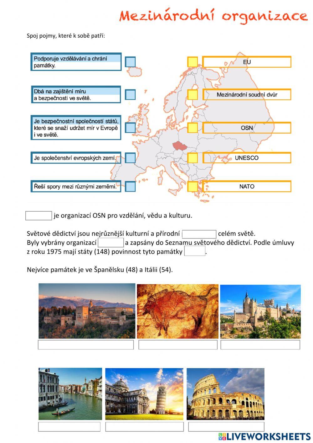Mezinárodní organizace a UNESCO