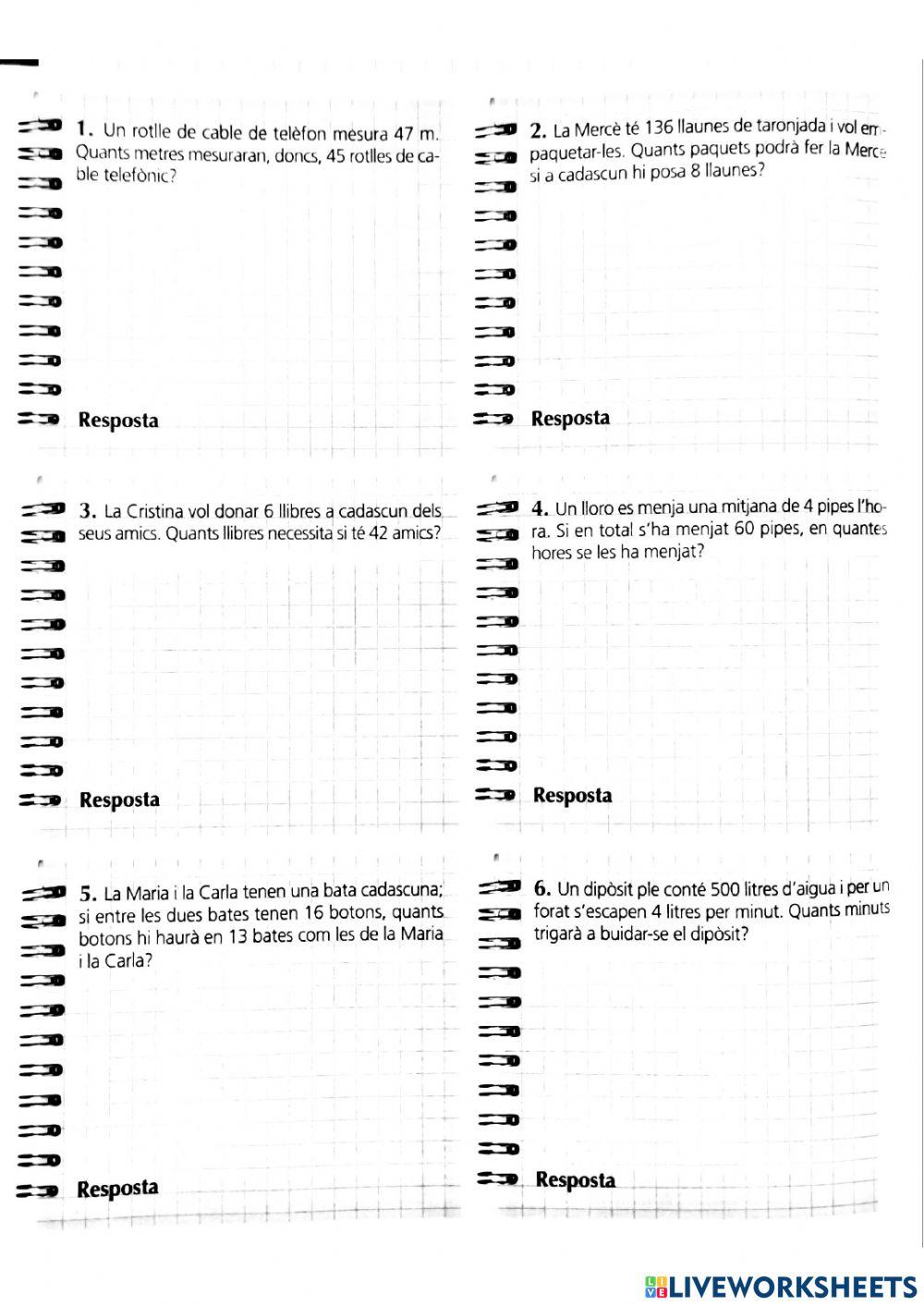 Problemes matematiques 3
