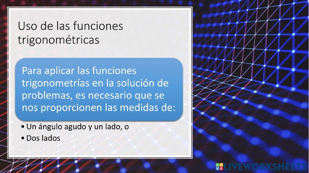 Uso de la función Coseno