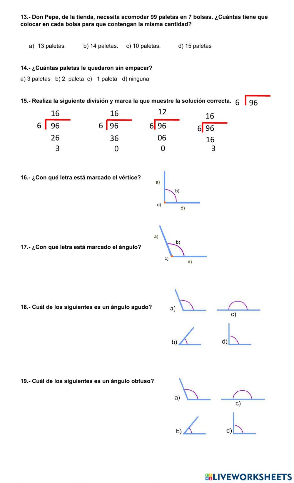 EXAMEN DE MATE PERIODO 3