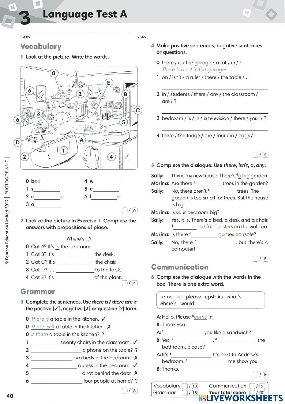 Unit 3 test g free interactive worksheets 5060135