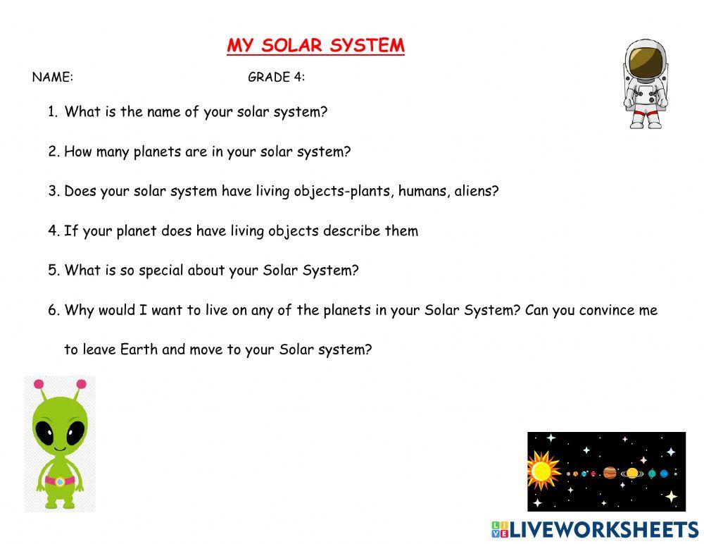 My solar system