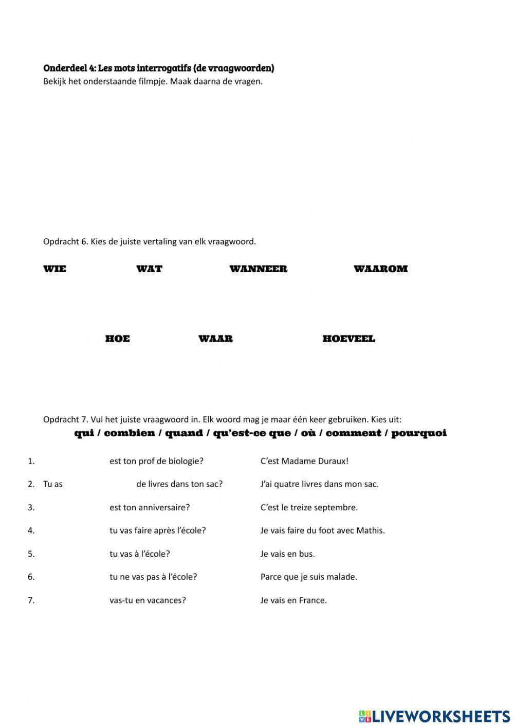 Voorbereiding DELF A1