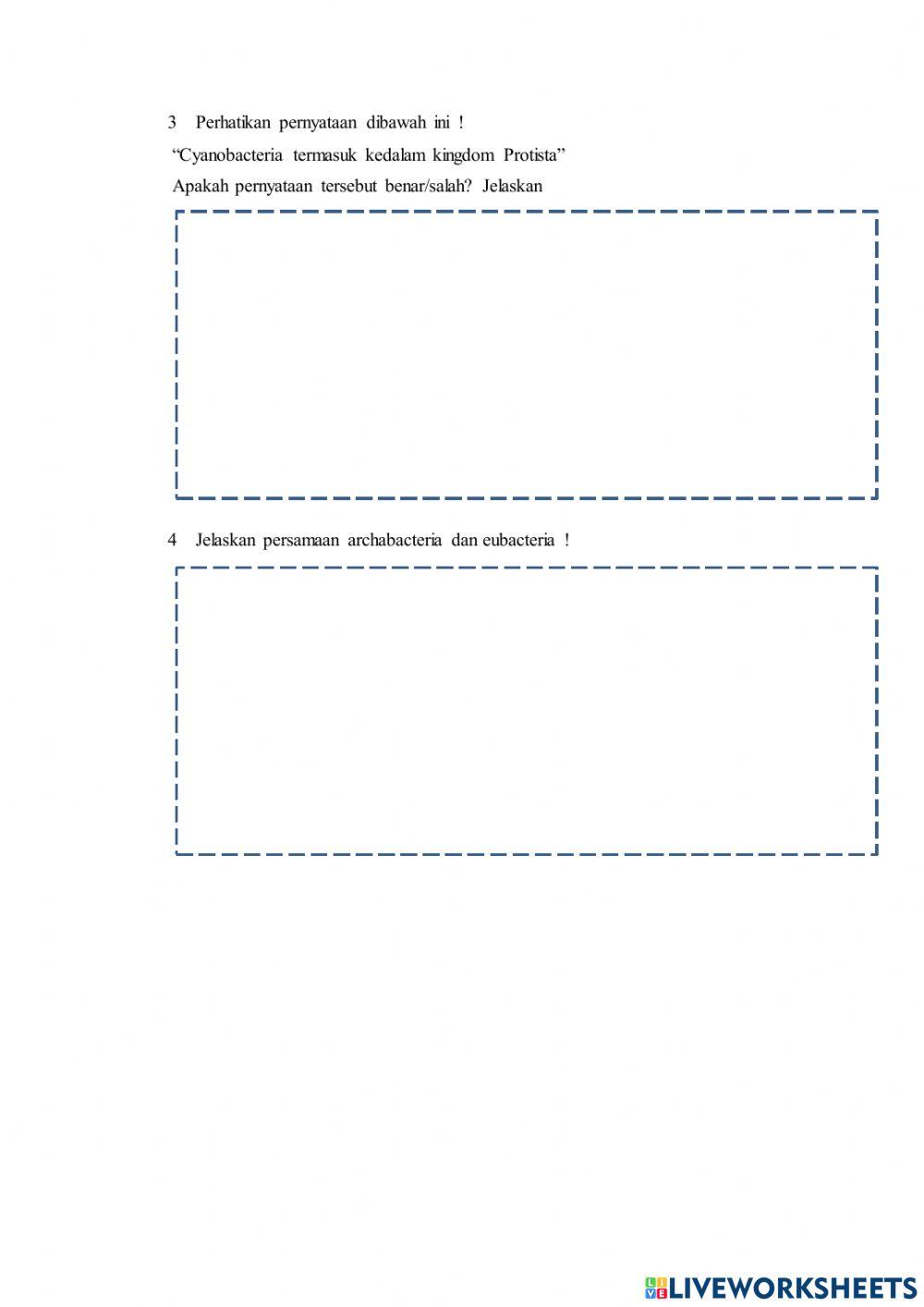 Uji Kompetensi Modul Bakteri Essay